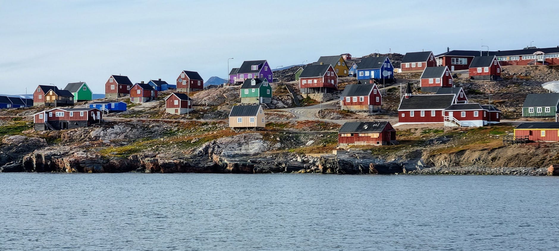 scenic view of greenland village